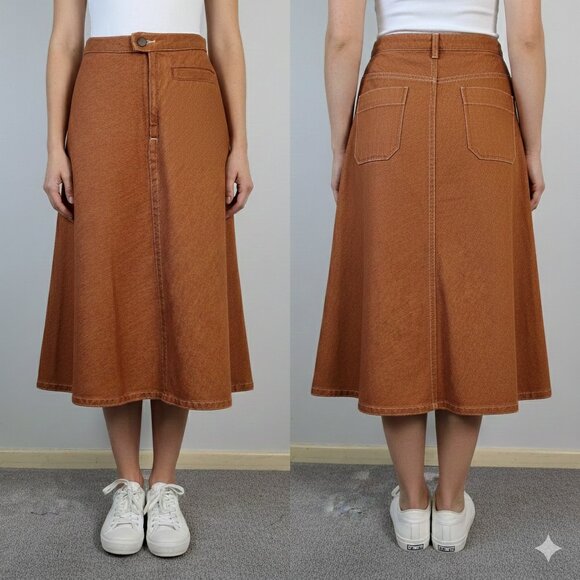 Uniqlo Jean Skirt Size 8 - Picture 1 of 10
